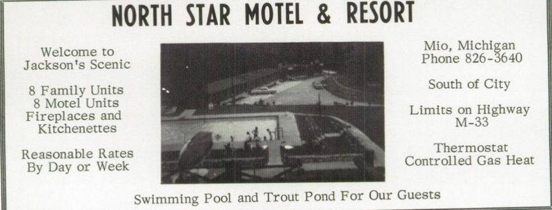North Star Resort & Campground (North Star Motel) - 1966 Yearbook Ad (newer photo)